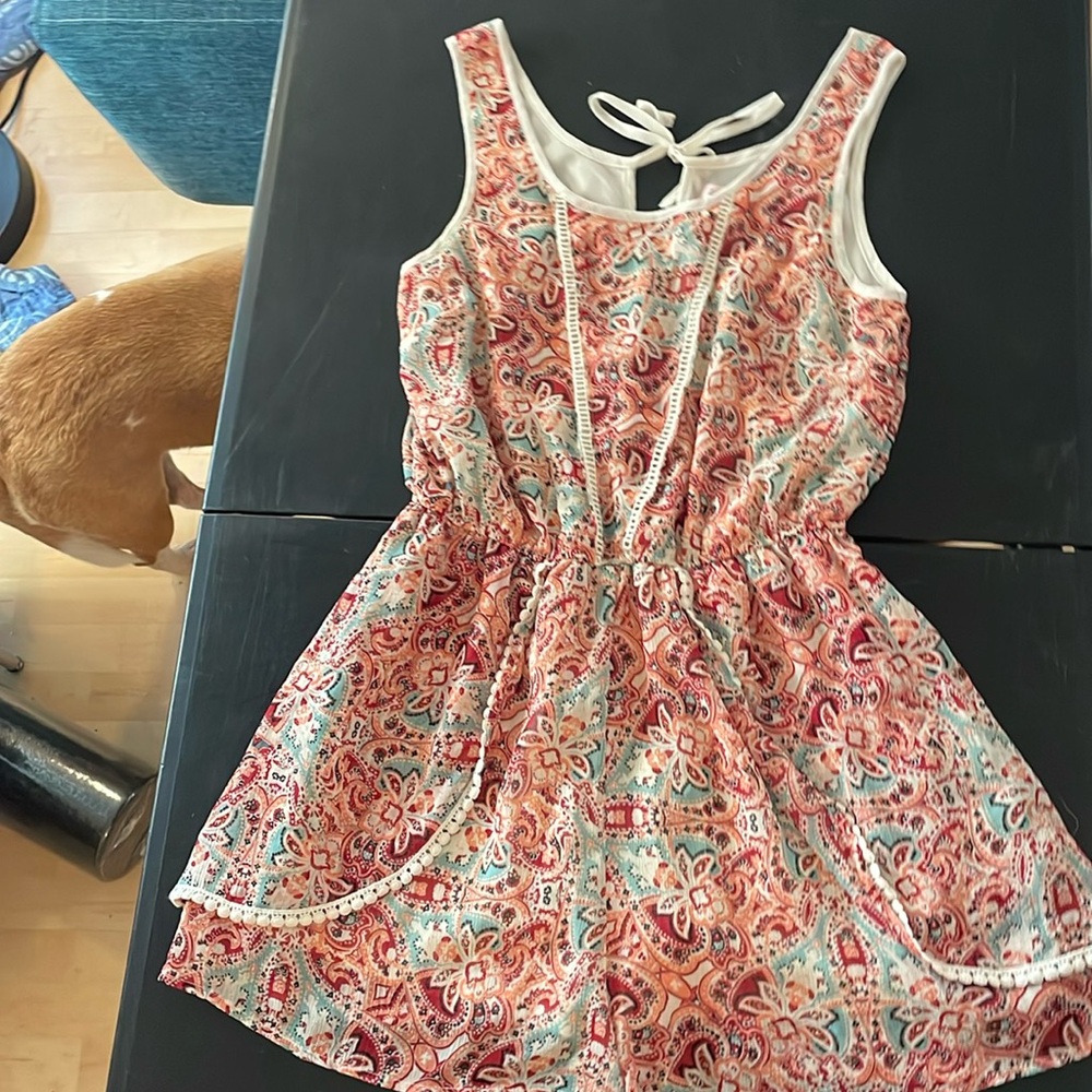 Zoe & Roe pink, gently used romper